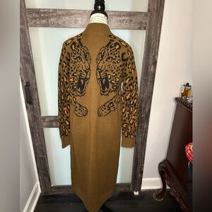 Show Me Your Mumu Leopard Print Long Cardigan